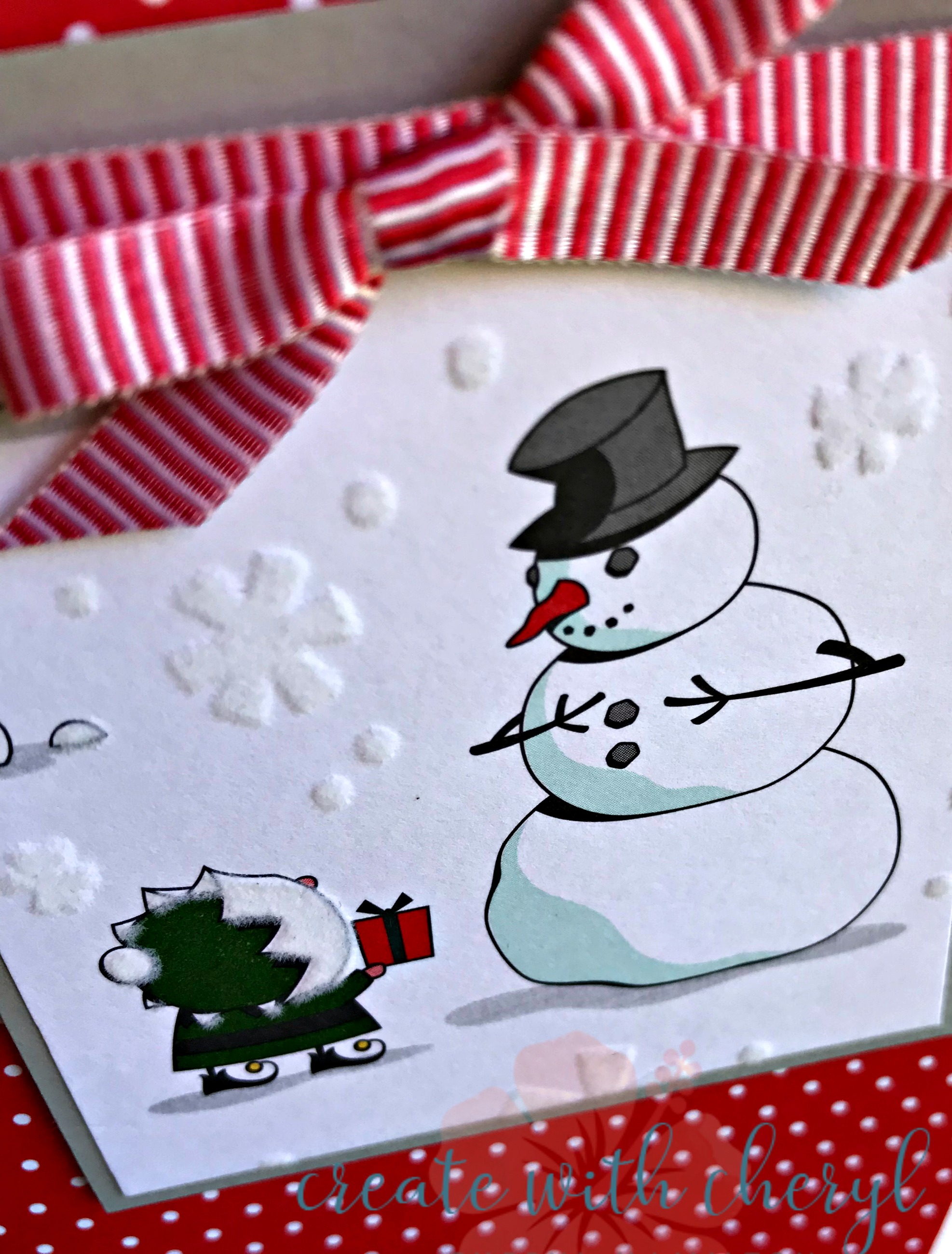Santa's Workshop DSP #SSINKCS54 #createwithcheryl #stampinup #christmascards