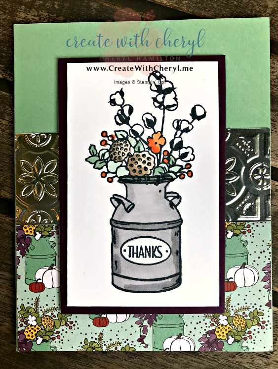 #createwithcheryl #cherylhamilton #stampinup #countryhome #handmadecards