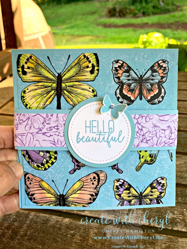 Butterfly Mini Album #createwithcheryl #cherylhamilton #stampinup #minialbum #diy