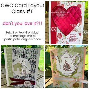 CWC Card Layout #11 #createwithcheryl