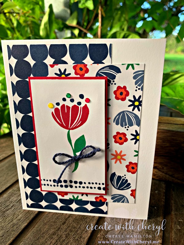 CWC Card Layout #10 #createwithcheryl #cherylhamlilton #stampinup #cardlayouts #occasionscatalog #handmadecard