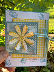 #stampinup #createwithcheryl #cherylhamilton #daisydelight #funfoldcard #handmadecard #occasions2019
