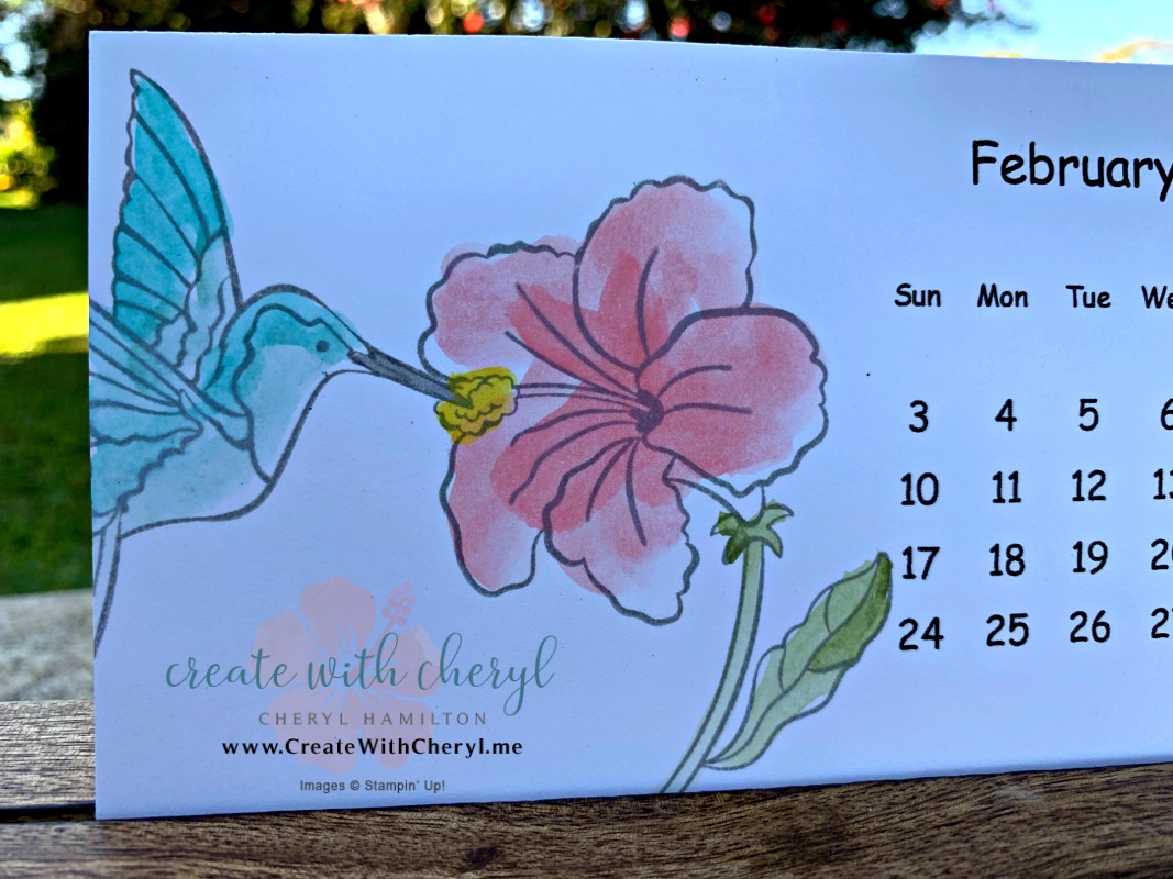 February Calendar #createwithcheryl