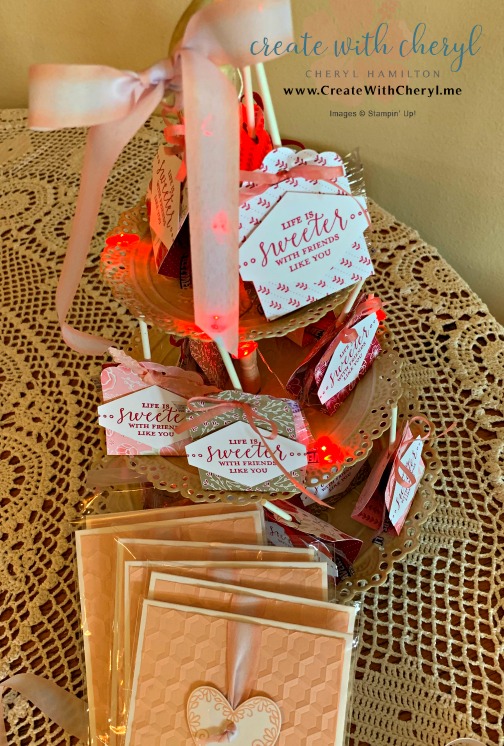 Lollipop Treats #createwithcheryl #cherylhamilton #stampinup #partyfavors #valentinesday#detailedwithlove