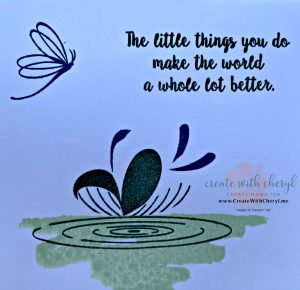 March Calendar #createwithcheryl #stampinup #peacefulreflection #calendar