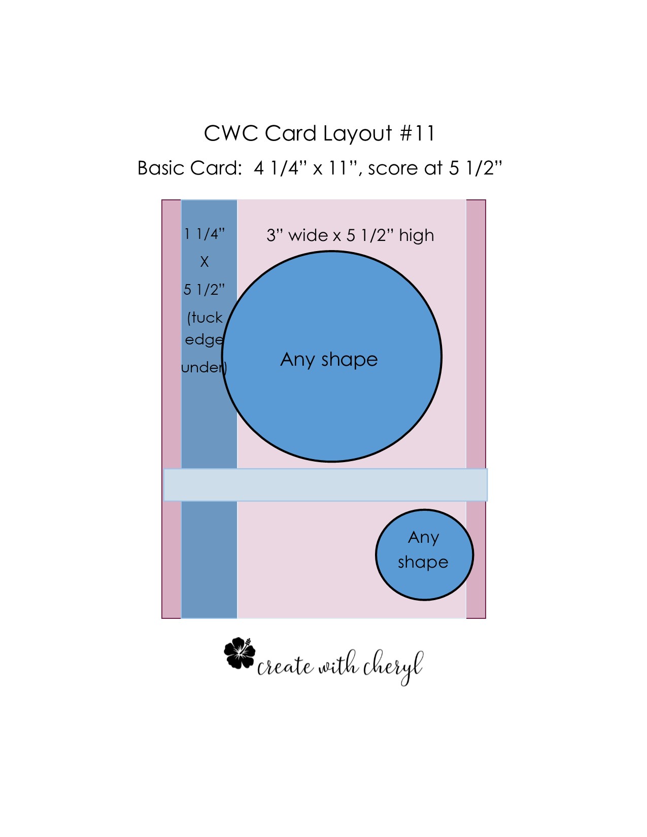 CWC Card Layout #11 #createwithcheryl
