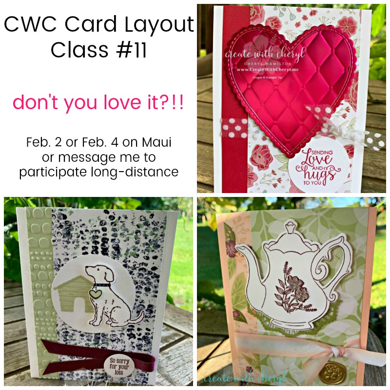 CWC Card Layouts #createwithcheryl #createwithcherylcardlayouts #handmadecards #stampinup