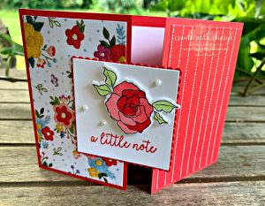 Gate Fold Card #createwithcheryl #diycards #stampinup #fusioncardchallenge