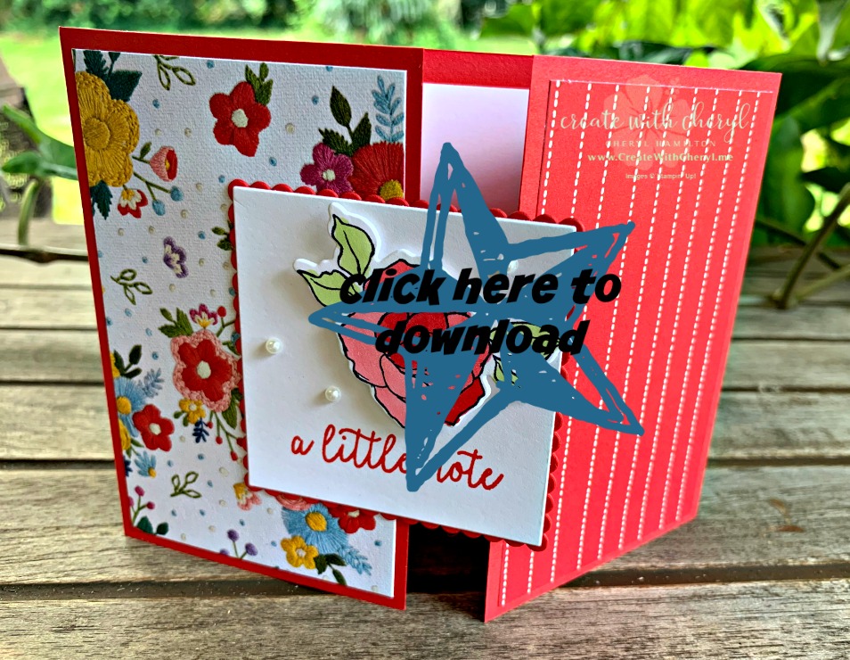 Gate Fold Tutorial #createwithcheryl