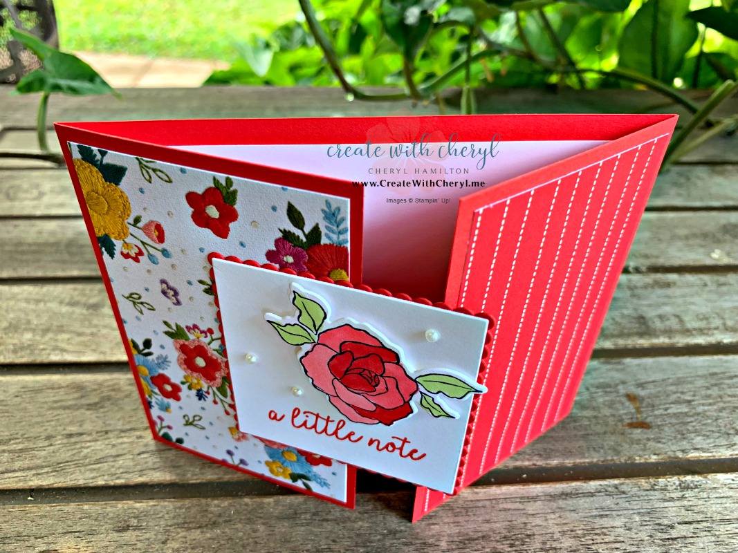 Gate Fold Card #createwithcheryl #diycards #stampinup #fusioncardchallenge