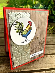 #createwithcheryl #hometoroost #countryliving #stampinup