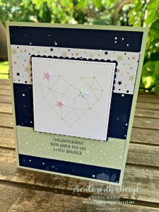 Baby Card #createwithcheryl #twinkletwinkle #babycard