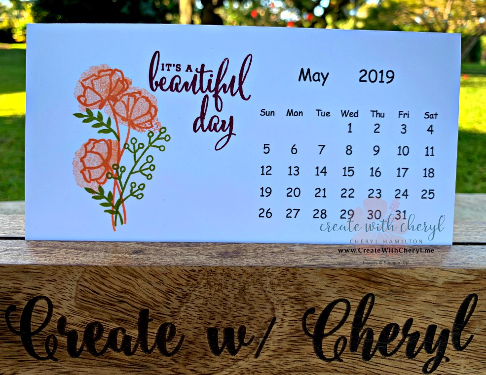 May 2019 Calendar #createwithcheryl