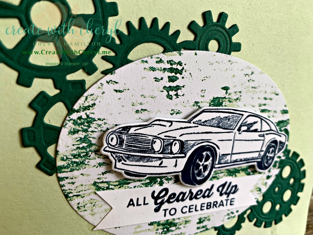 #rubberstamping #papercrafts #stamping #creative #Stampinup #handmadecards #imadethis #cherylhamilton #createwithcheryl #gearedupgarage
