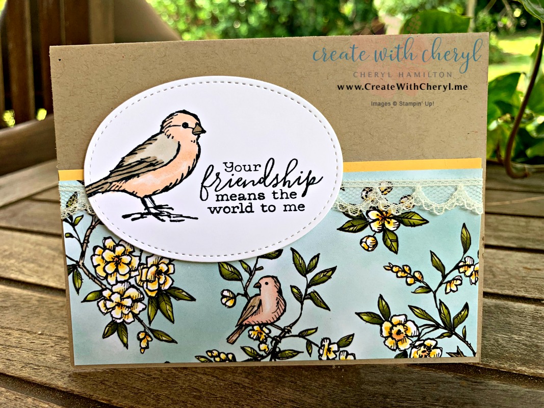 #freeasabird #createwithcheryl #birdballad #handmadecard