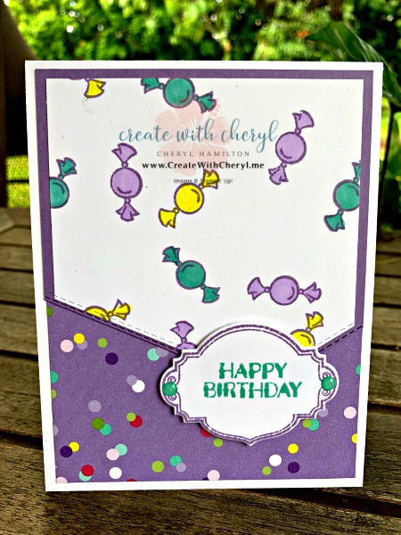 #rubberstamping #FMS386 #papercrafts #stamping #creative #Stampinup #handmadecards #imadethis #cherylhamilton #createwithcheryl #sweetestthing