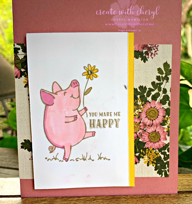 #createwithcheryl #stampinup #thislittlepiggy