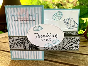 #seasidenotions #createwithcheryl #stampinup #cherylhamilton #funfoldcards #handmadecards