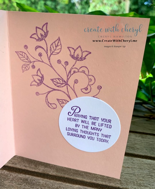 #createwithcheryl #stampinup #sympathycards #flourishingphrases
