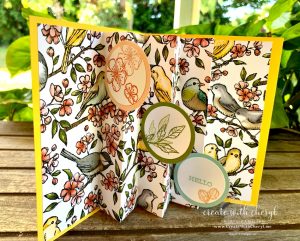 #cherylhamilton #createwithcheryl #funfoldcards #birdballad