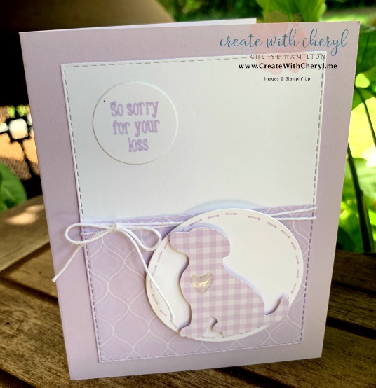 #createwithcheryl #icsbloghop #happytails #guidedogs #stampinup