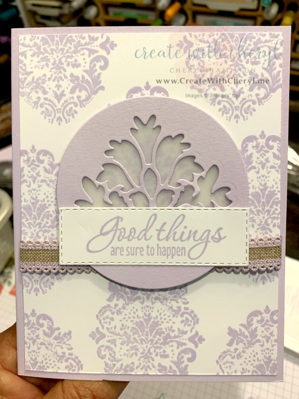 #createwithcheryl #diycards #madeonmaui #cherylhamiltohn #purpleposy
