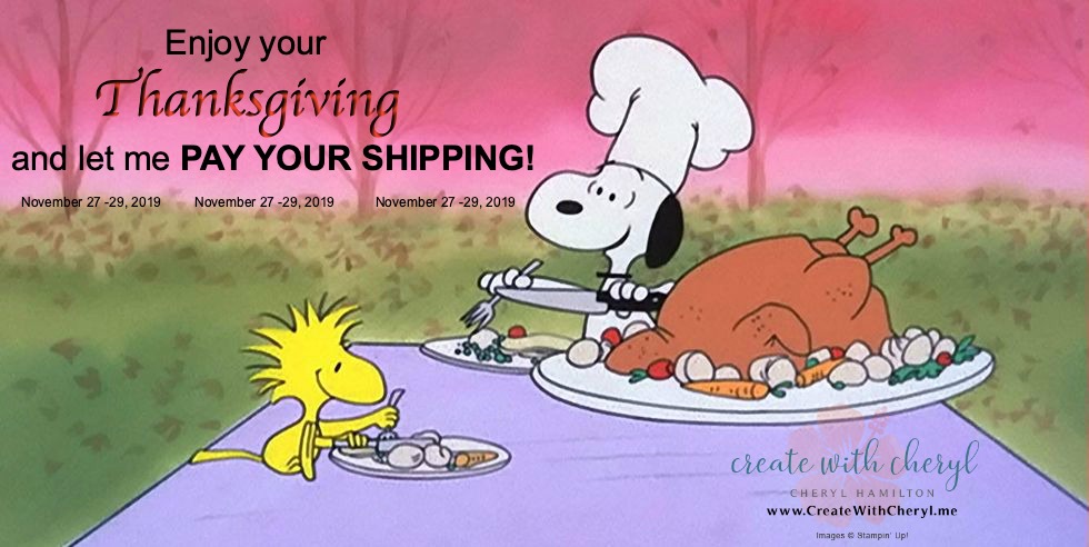 Thanksgiving Free Shipping Create With Cheryl #freeshipping #createwithcheryl