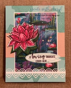 Lily Pad #createwithcheryl #lovelylilypad #handmadecards