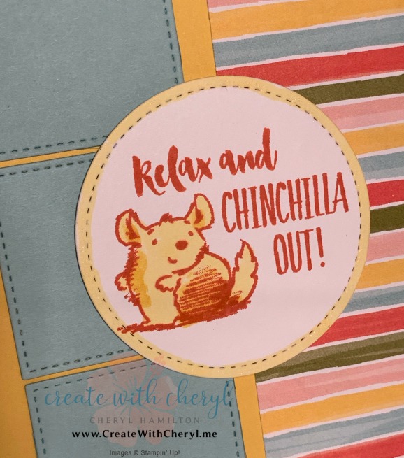 #CWCCL21 #createwithcheryl #handmadecards #wittycisms #chinchilla #rubberstamping