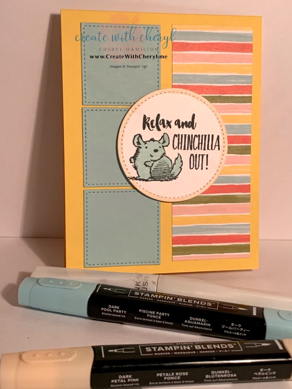 #CWCCL21 #createwithcheryl #handmadecards #wittycisms #chinchilla #stampinup
