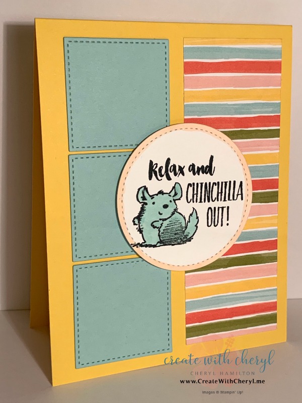 #CWCCL21 #createwithcheryl #handmadecards #wittycisms #chinchilla
