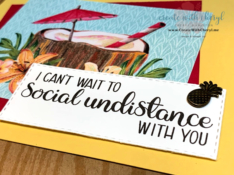 Tropical drink can't wait to social undistance with you