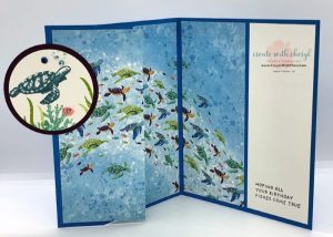 Whale of a Time Fun Fold Card
