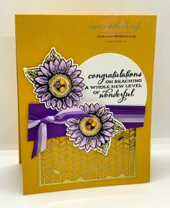 Celebrate Sunflowers Card Cheryl Hamilton