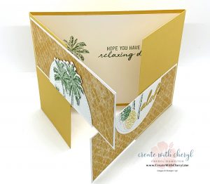 Timeless Tropical Fun Fold Card