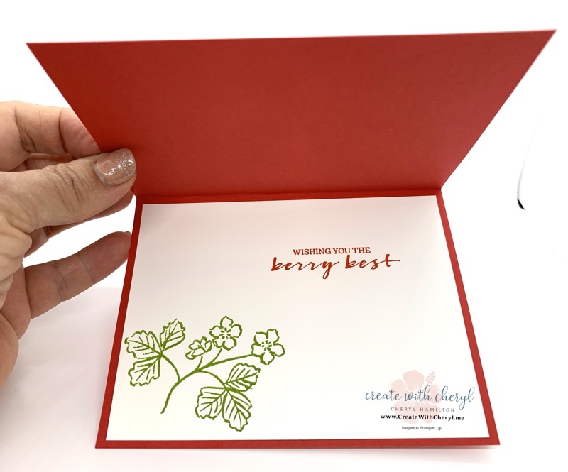 Sweet Strawberry and Berry Blessings Card