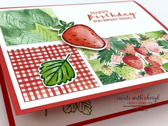 Sweet Strawberries With Berry Blessings #cherylhamilton