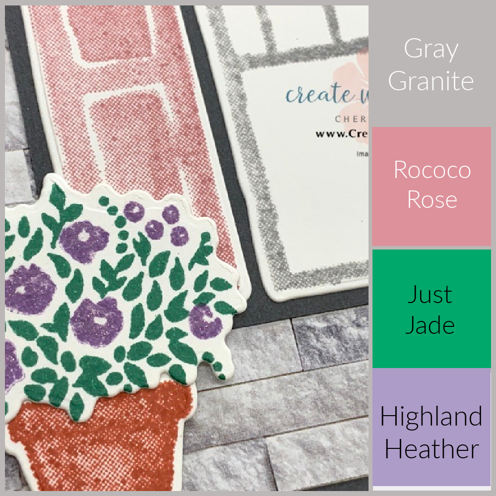 Inspired by Color Welcoming Window Card