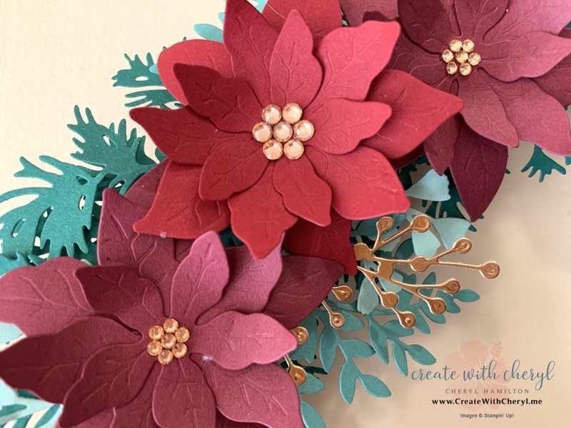 Red Poinsettia Wreath