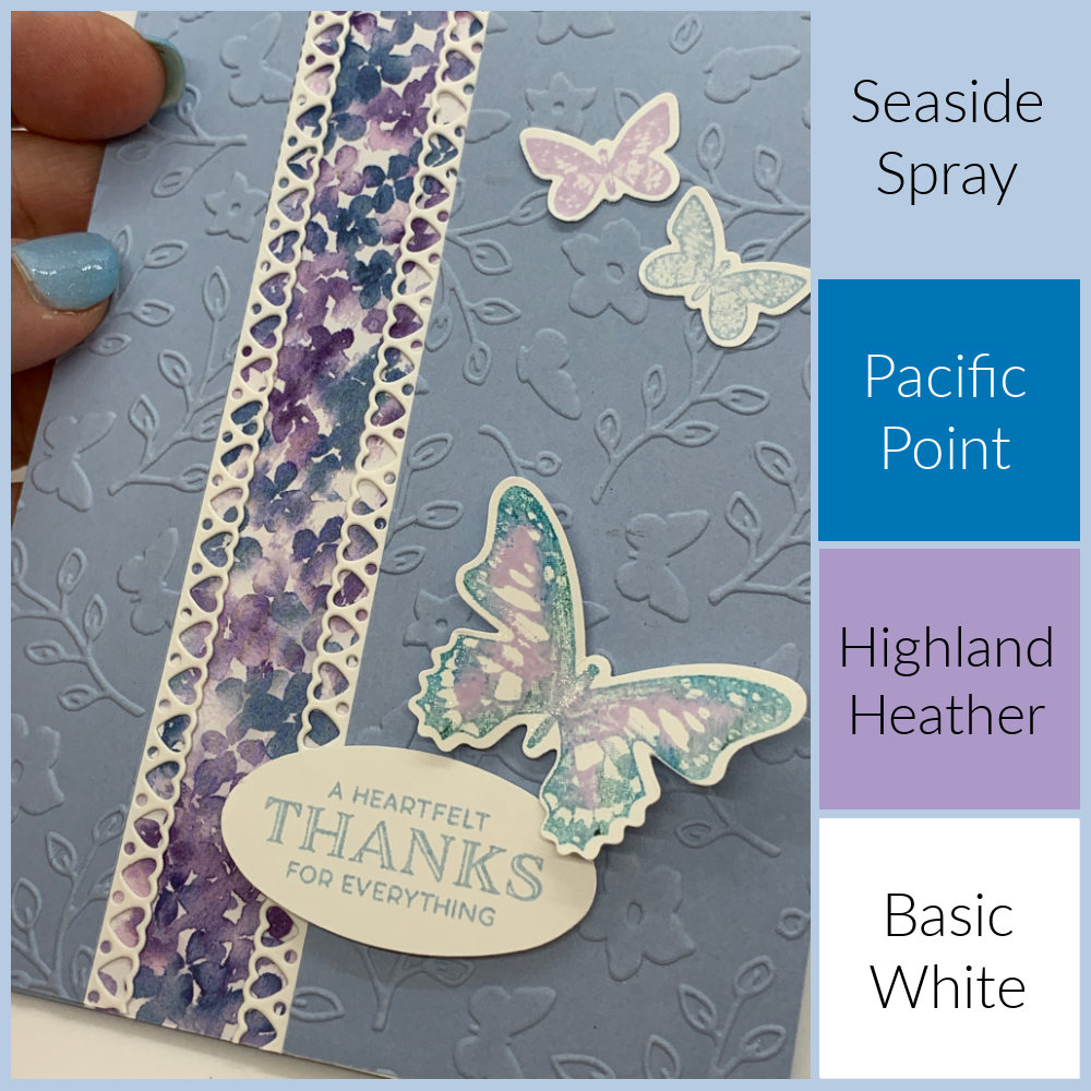 Inspired by Color- Butterfly Wishes Card