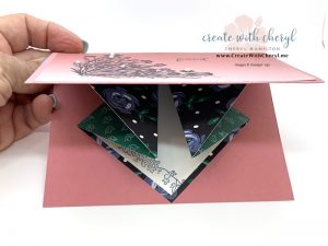 Corner Bouquet Explosion Card