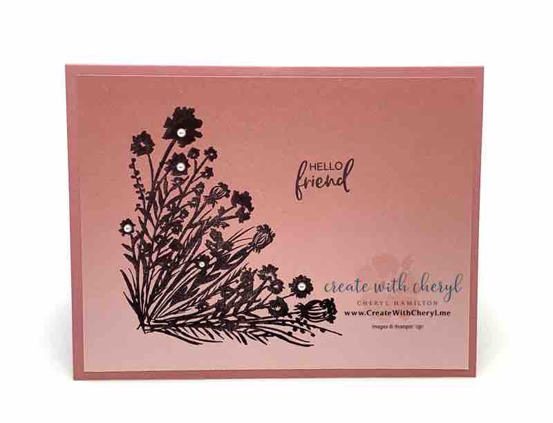 Corner Bouquet Explosion Card