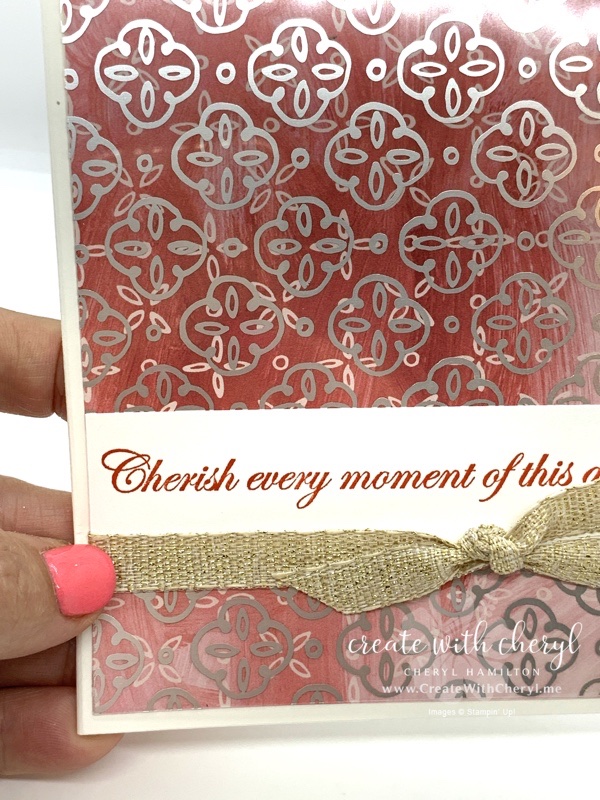 Forever Blossoms Wedding Card