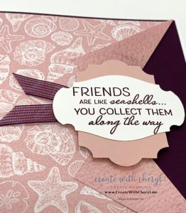 Collar Fold Card #simplestamping