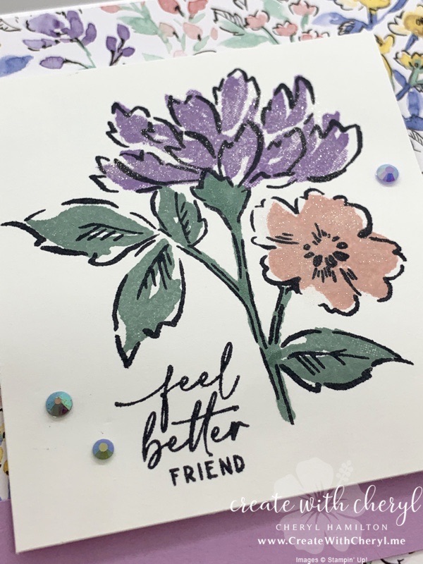 Hand-Penned Card #simplestamping