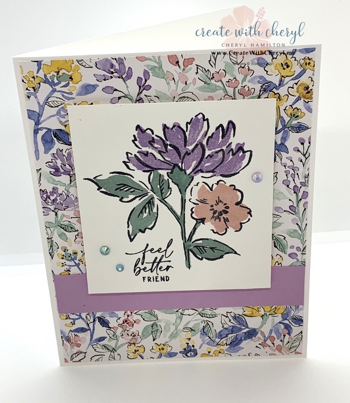 Hand-Penned Card #simplestamping