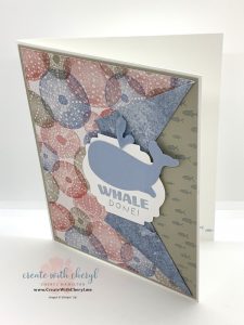 Whale Done Collar Fold Card