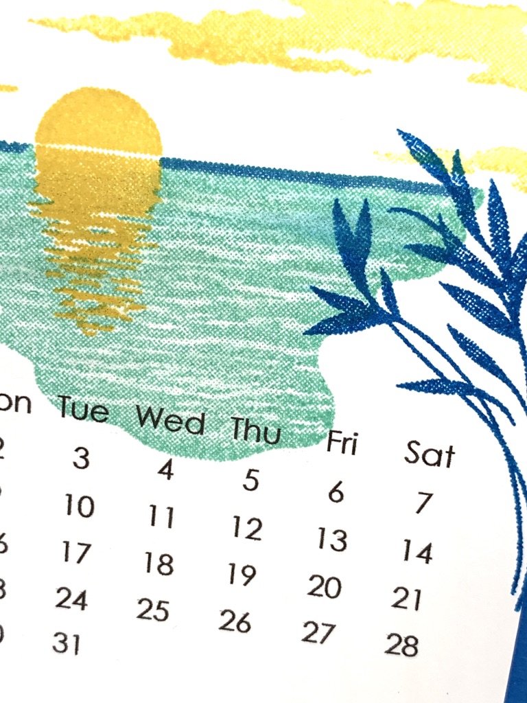Sending Sunshine August Calendar