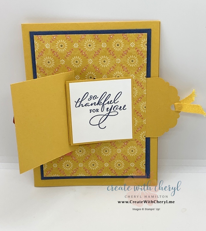 Pull Tab Card Using Pretty Pumpkins