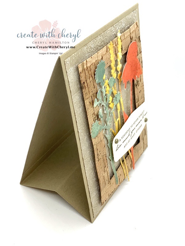 Nature's Harvest Stand Up Card Cheryl Hamilton